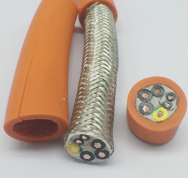 雙護(hù)套柔性屏蔽動(dòng)力電纜4G2.5